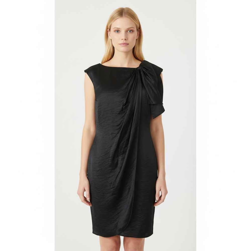 New Banana Republic Monogram Zoe Draped Dress Size 6 Satiny Party